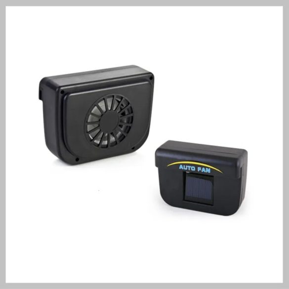 Solárny ventilátor do interiéru auta na upevnenie na okno