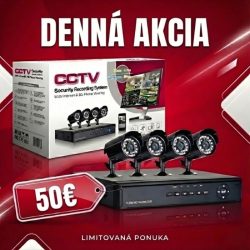 4 kamerový dohľadový systém