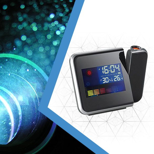 Hodiny s projekciou a zobrazením teploty DS8190