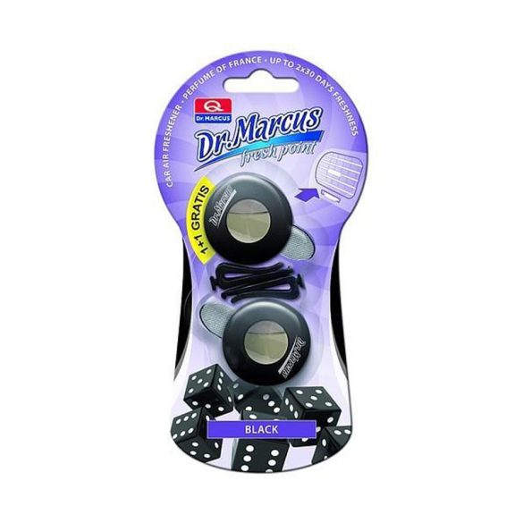 Autoparfém FRESH POINT 1+1 vôňa Black amDM534