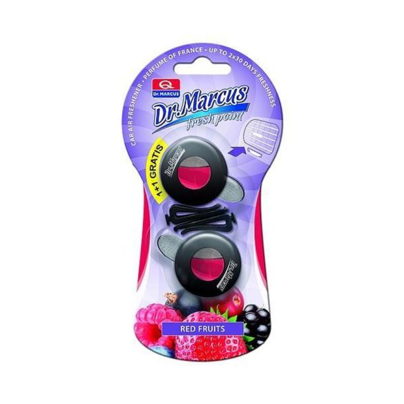 Autoparfém FRESH POINT 1+1 vôňa červené ovocie amDM537