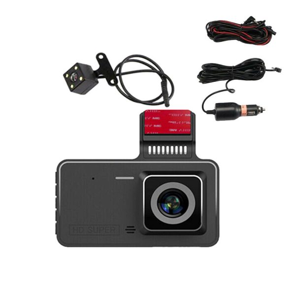 Dvojitá kamera DVR do auta s zadnou kamerou