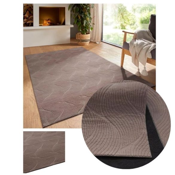 Bergamo Orla plyšový koberec s jemným povrchom, béžový, 240 x 330 cm bergamoOrlabeige-240