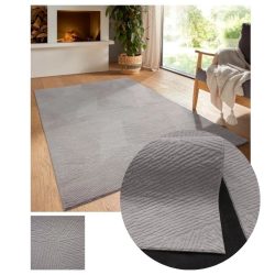   Bergamo Fay plyšový koberec s jemným povrchom, sivý, 150 x 220 cm bergamofaygray-150