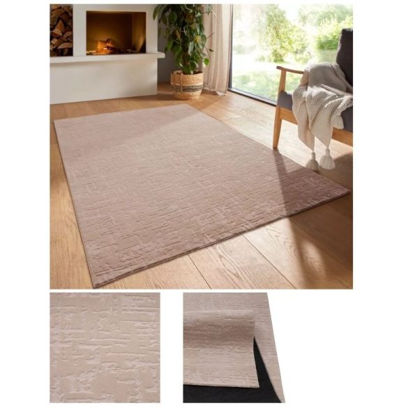 Bergamo Zoe plyšový koberec, sivobéžový, 200 x 280 cm bergamozoetaupe-200