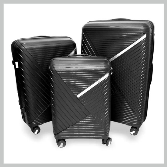 Earthy čierna sada kufrov earth03