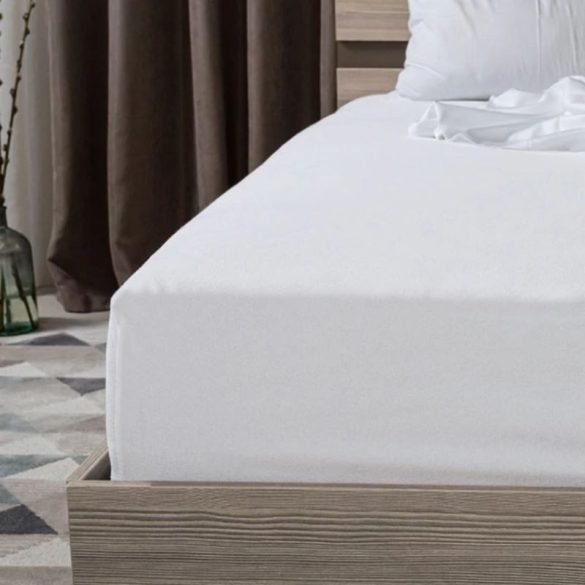 Biela napínacie plachta 140 x 200 cm