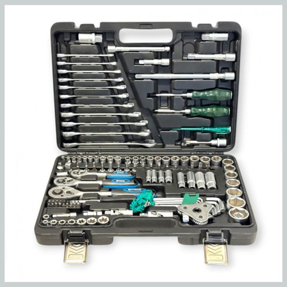 HITMAN HA-0067 – 177-dielna multifunkčná račňová súprava náradia