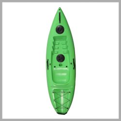 Jednomiestny zelený kajak Riber holm0733
