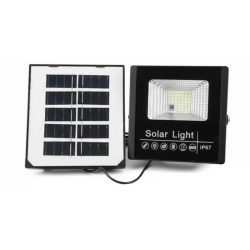   Súprava solárnych LED reflektorov (50 W) s diaľkovým ovládaním – IP67 holm0742