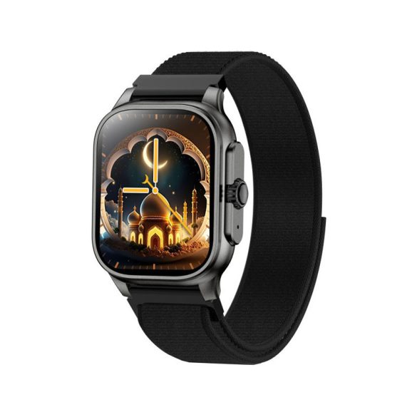 Inteligentné hodinky Muslim M77 max, čierne holm0783