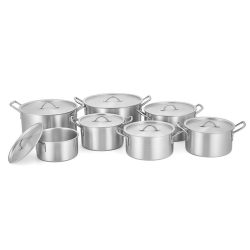   7-dielna sada prémiového hliníkového riadu Brillon holm0795