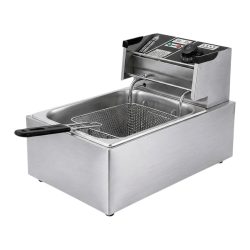   6-litrová elektrická fritéza, olejová fritovacia nádoba 2500 W holm0817