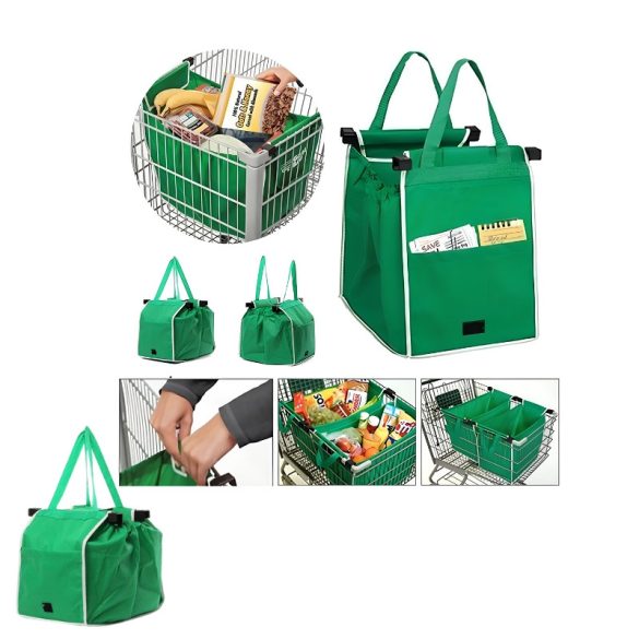 Nákupná taška Grab Bag – zavesiteľná na košík, nosnosť 15 kg holm1431