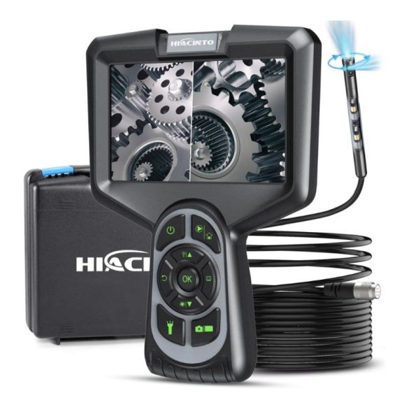 Hiacinto Profesionálna Priemyselná Endoskopická Kamera – 360° Otočný Duálny Systém holm20003