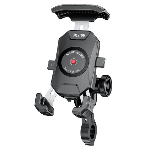 Držiak na telefón iMESTOU proti krádeži pre motocykel – hliník, 1" guľový držiak holm20142