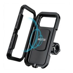   iMESTOU IP67 Vodotesný Držiak na Telefón pre Motocykel (Veľkosť L) – Bezdrôtové a USB-C Nabíjanie holm20156