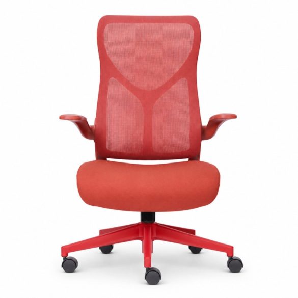 Ergonomická kancelárska stolička NearHub EC10, červená, holm20332