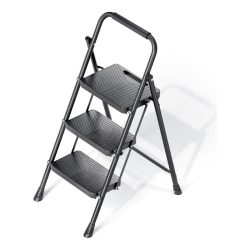 Skladací rebrík KINGRACK s 3 stupňami holm20456