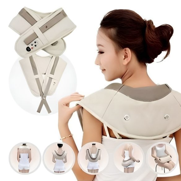 Cervical Drum 2.0 elektrický masážny prístroj na krk a telo s funkciou ohrevu 24 W holm3201