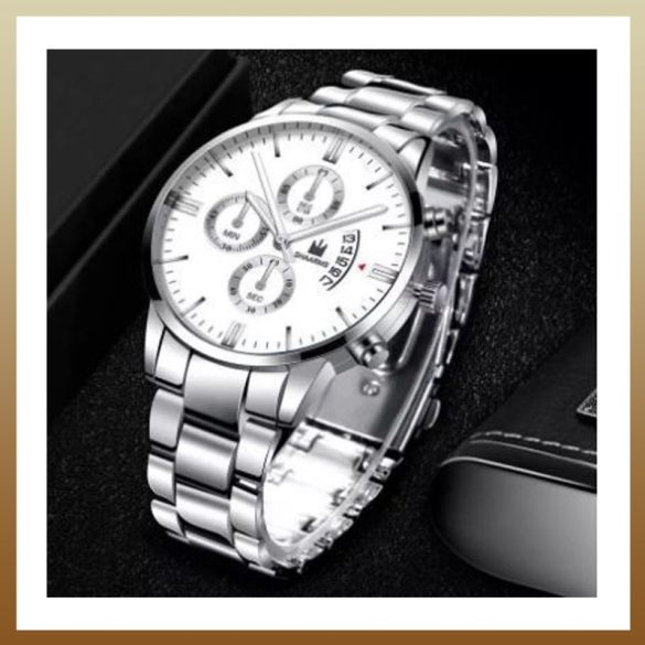 Strieborné hodinky Michael holm6838