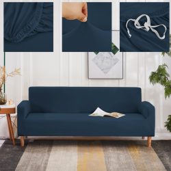   Ochranná prikrývka na trojmiestnu pohovku s darčekom obliečkou na vankúš (235-300 cm) holm7303