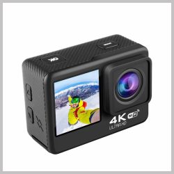   ExtremeVision G80 dvojitá obrazovka športová kamera s 4K rozlíšením holm7400