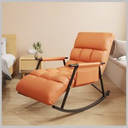 RelaxRocker oranžové hojdacie kreslo holm8095