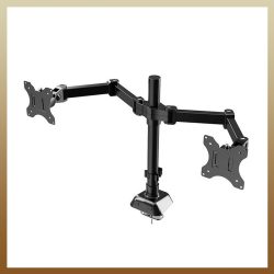 Dvojitý stojan na monitory, 14-27" holm8269