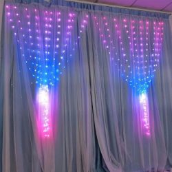  Dizajnový záves - 2x2 metre, ovládaný aplikáciou - 400 LED holm8347