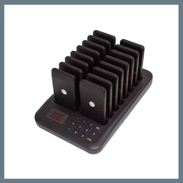 Reštauračný zákaznícky vyvolávací systém – 16 signalizačných jednotiek holm8624