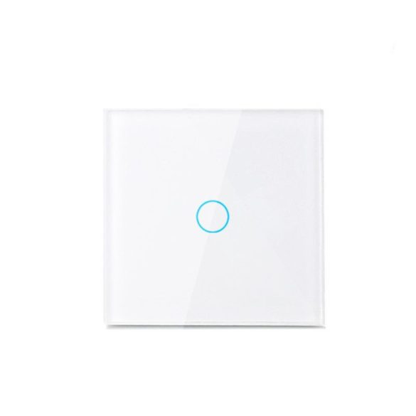 Moderný dotykový vypínač – 1-polohový (biely) holm8717