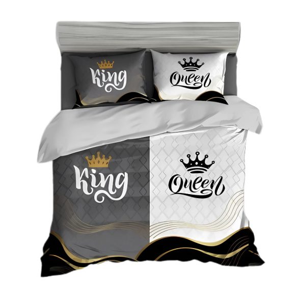 7-dielna hrubá posteľná bielizeň King & Queen 13 XZ king14