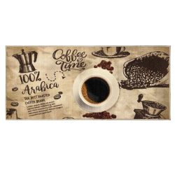 Kuchynský koberec – retro vzor kávy 67 x 150 cm