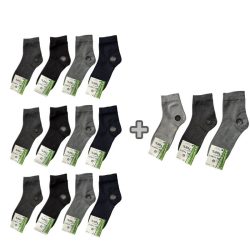 12+3 Pánske ponožky 43 až 46 mp3006-6