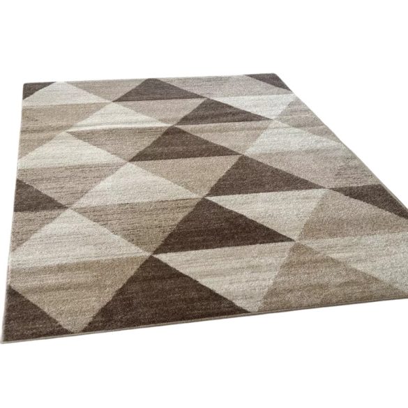 Koberec Torino 4580 – béžový, moderný vzorovaný koberec 160 x 220 cm