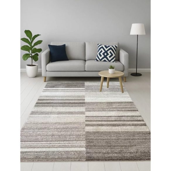 Koberec Torino 9145 – béžové pruhy 120×170 cm