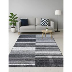 Koberec Torino 9145 – sivé pruhy 160×220 cm