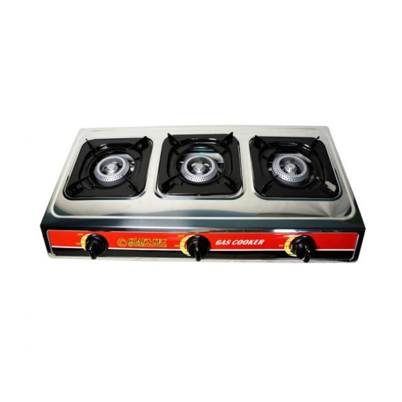 CraftTec plynový sporák s 3 horákmi