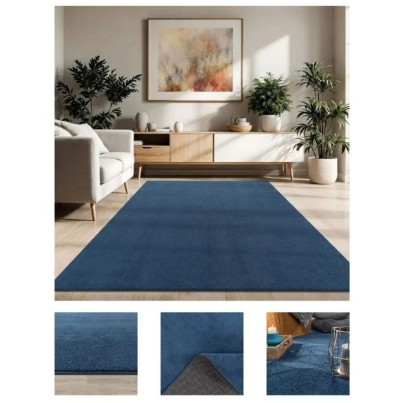 Plyšový koberec Velux, modrý, 160 x 220 cm veluxblue-160