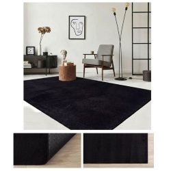 Plyšový koberec Čierny 200x280cm veluxblack-200